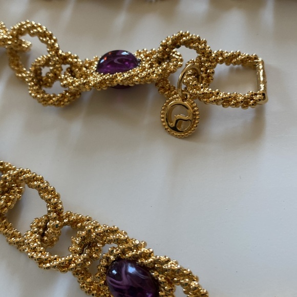 *NWT* Vintage Fabulous ST JOHN Statement Necklace And Earring Set - Picture 6 of 9